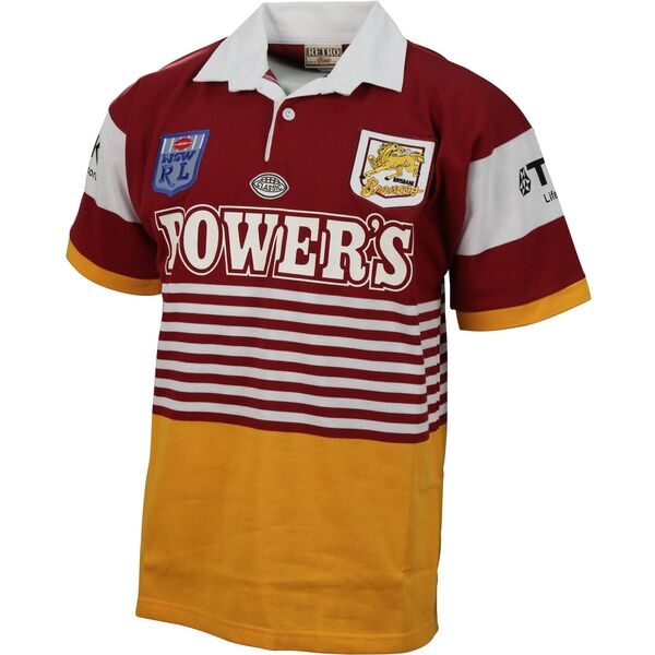 1988 1989 Brisbane Broncos Rugby League Shirt